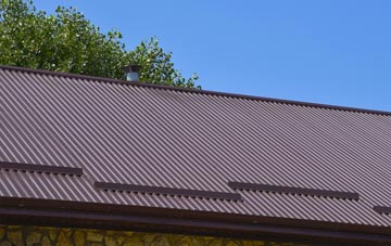 typical Llwyn Y Brain corrugated roof uses